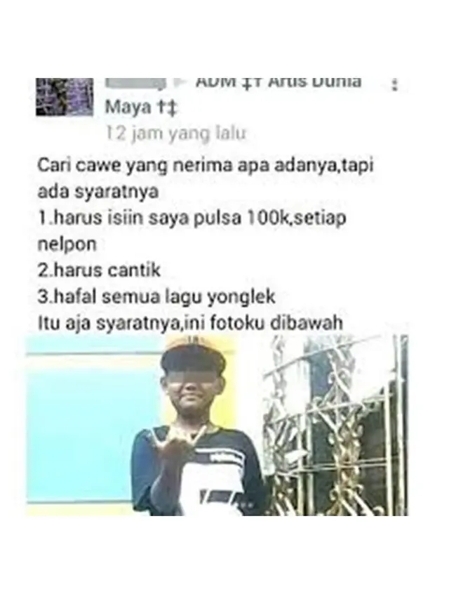 6 Status Facebook Bicara Jodoh Ini Absurd Banget, Bikin Ngakak