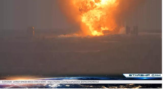 Ledakan prototipe roket SpaceX, Starship.