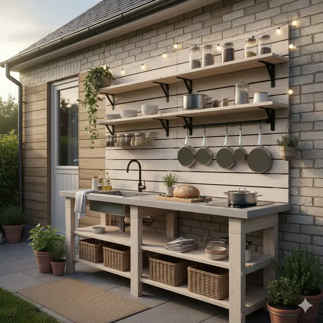 Inspirasi Model Kitchen Set Outdoor Murah