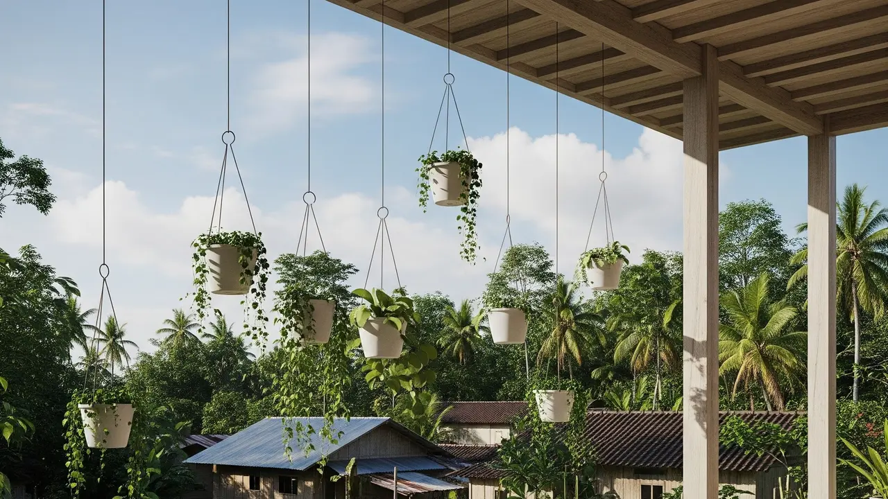 Model Teras Terbuka Tanpa Pagar yang Cocok untuk Rumah Tropis 2025