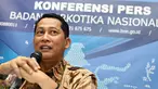 Kepala Badan Narkotika Nasional (BNN) Komjen Budi Waseso memberikan keterangan pers terkait penangkapan kru maskapai penerbangan yang berpesta narkoba di Gedung BNN, Cawang, Jakarta, Selasa (22/12). (Liputan6.com/Immanuel Antonius)
