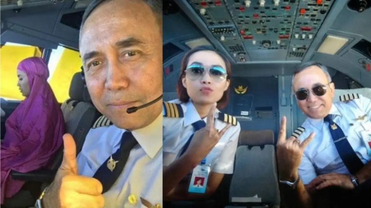 Salat di Kokpit Pesawat, Siapakah Wanita yang Bikin Heboh Ini?