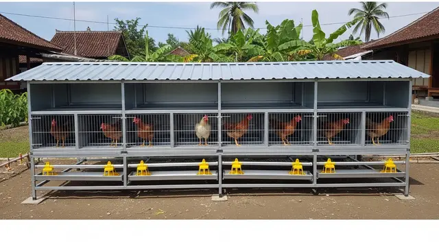 desain kandang ayam yang bikin ayam cepat bertelur