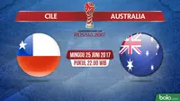 Confederations Cup 2017_Cile vs Australia (Bola.com/Adreanus Titus)