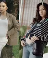 Nikita Willy kembali tampil sebagai bumil stylish sambil pamer baby bump  dengan jinjing Bucket Bag. Gaya yang sama juga ditampilkan Nikita Willy di kehamilan pertama. [@nikitawillyofficial94]