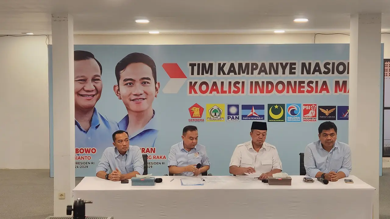 TKN Prabowo-Gibran menggelar jumpa pers, Minggu (12/11/2023).