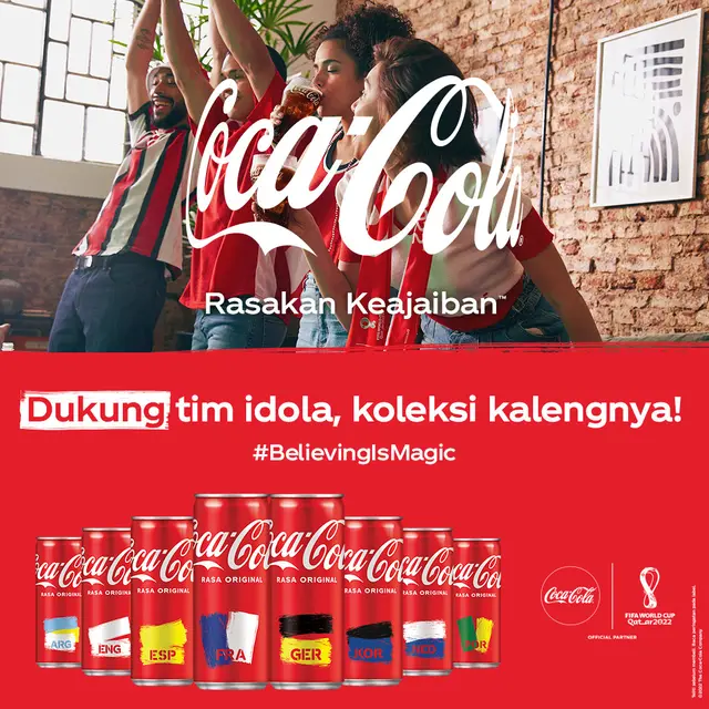 Tetap Bisa Merasakan Keseruan Piala Dunia FIFA 2022 Lewat Minuman Soda Kemasan Khusus
