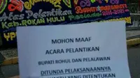 Nasib Sial Dua Bupati di Riau yang Gagal Dilantik