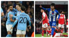 Babak ketiga Carabao Cup 2022/2023 yang digelar Kamis (10/11/2022) dini hari WIB menjadi kuburan bagi tiga tim Big Six asal London, yaitu Chelsea, Arsenal dan Tottenham Hotspur. Sementara Manchester City melaju mulus ke babak keempat usai menumbangkan Chelsea. (Kolase AP dan AFP)