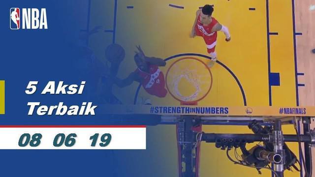 Berita video aksi-aksi terbaik yang terjadi pada game 4 Final NBA 2019 antara Toronto Raptors melawan Golden State Warriors di Oracle Arena, Oakland, Sabtu (8/6/2019) pagi hari WIB.