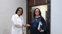 Menteri Keuangan Sri Mulyani bertemu dengan Vice President East Asia &amp; Pacific Worldbank&nbsp;Manuela V. Ferro. (Foto: akun Instagram Sri Mulyani @smindrawati)