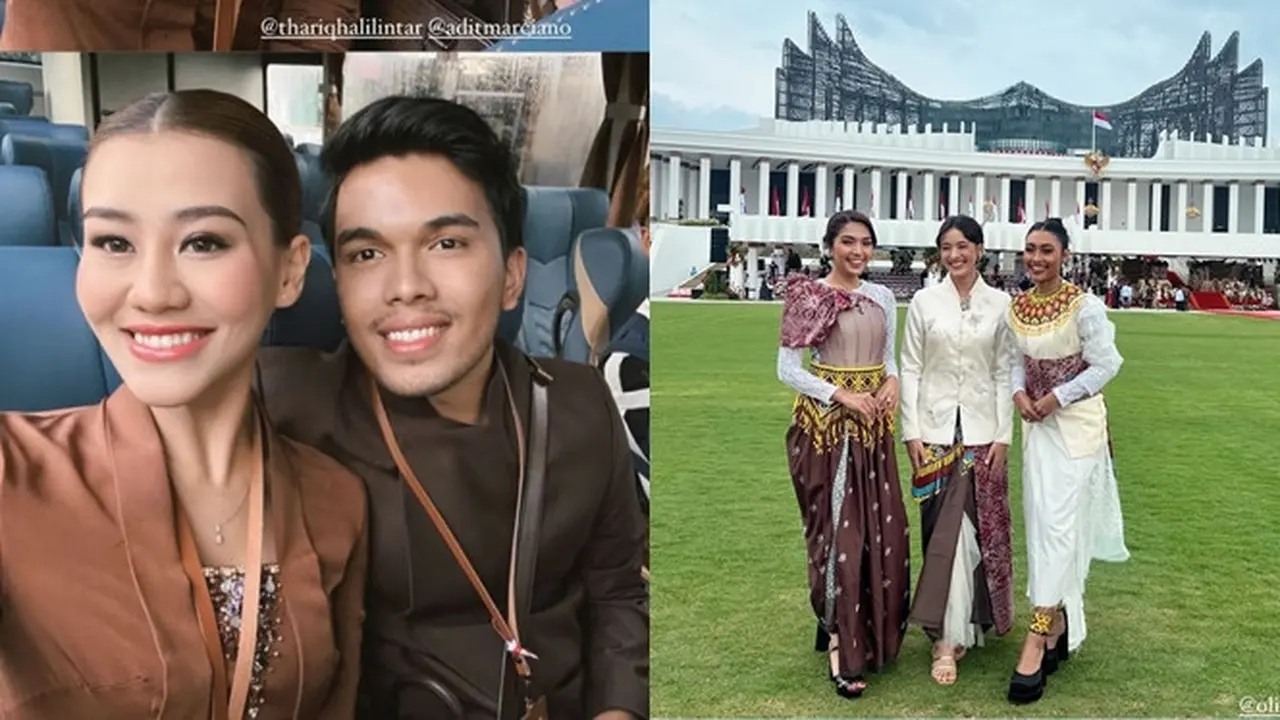 6 Potret Selebriti Hadiri Upacara di IKN, Ada Thoriq Halilintar Hingga Mawar Eva De Jongh