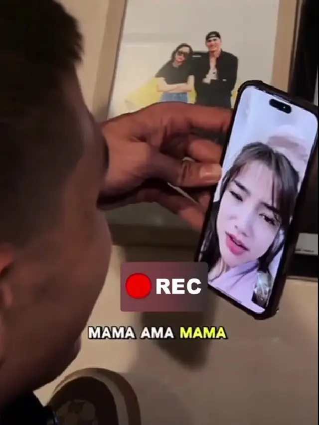 Momen Fuji ucapkan selamat ulang tahun pada mama Aisar Khaled (credit: tiktok/amelrahmiwaty7)