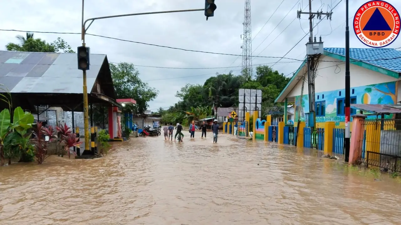 Banjir di Hulu Sungai Tengah pada tahun 2022 silam