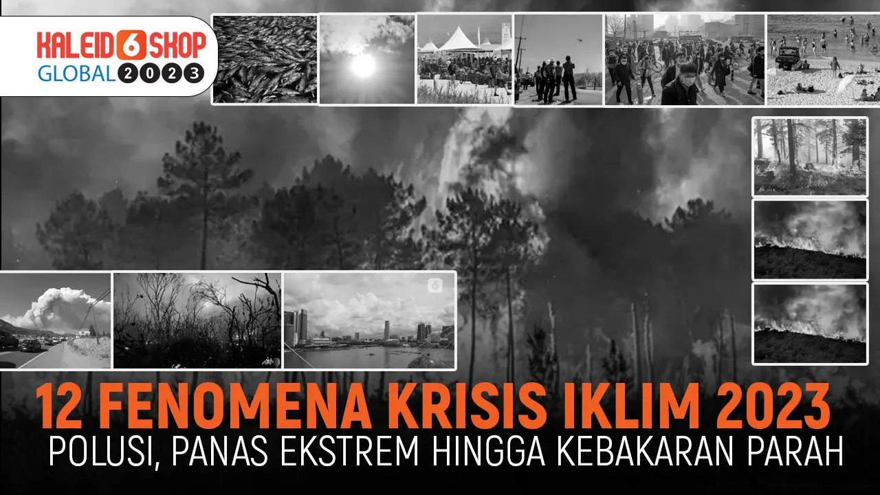 Kaleidoskop 2023: 12 Fenomena Krisis Iklim 2023, Polusi, Panas Ekstrem hingga Kebakaran Parah