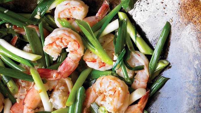  Resep  Tumis Udang  Daun Bawang  Lifestyle Fimela com