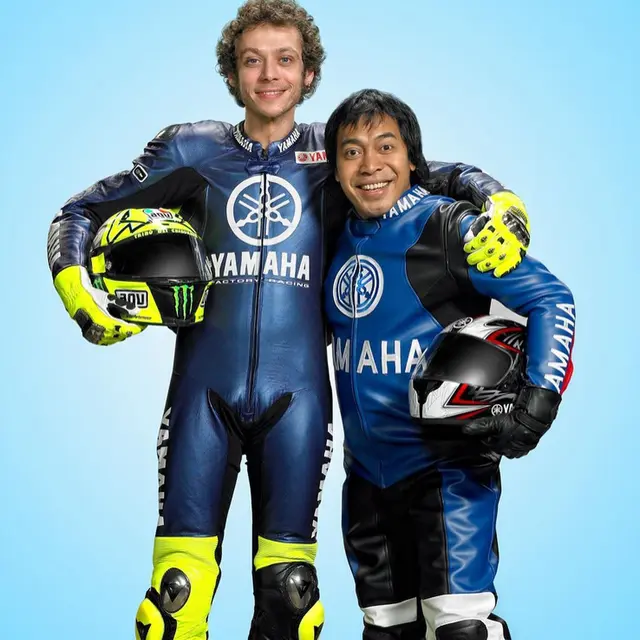 Ikut Sedih Valentino Rossi Pensiun, Ini 6 Potret Kebersamaan Komeng dan Sang Pembalap
