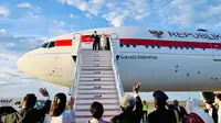 Presiden Joko Widodo atau Jokowi dan Ibu Negara Iriana melanjutkan kunjungan kerjanya ke Seoul, Korea Selatan dari Tokyo, Jepang, pada Rabu (27/7/2022). (Biro Pers Sekretariat Presiden)