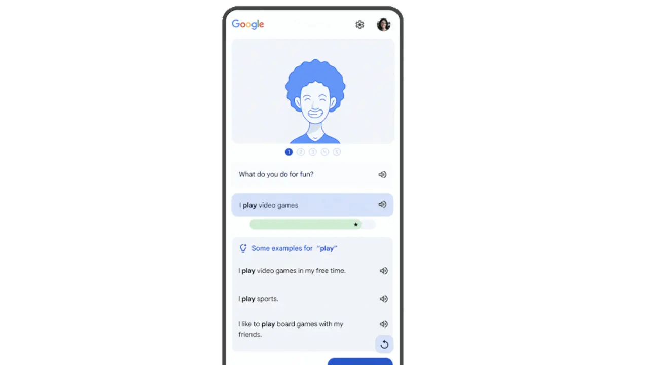 Google Search kini menghadirkan fitur belajar bicara bahasa Inggris (Google)