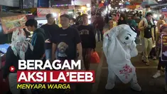 Berita video beragam aksi maskot Piala Dunia 2022, La'eeb, menyapa warga di berbagai kota pada 18 dan 19 November 2022.