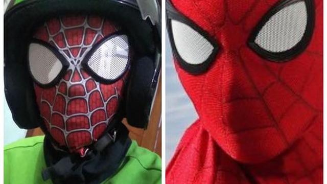 8 gaya ojol tirukan gaya pahlawan super