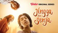 Serial Jingga dan Senja yang dibintangi oleh Yoriko Angeline dan Abidzar Al Ghifari dapat disaksikan di aplikasi Vidio. (Dok.Vidio)
