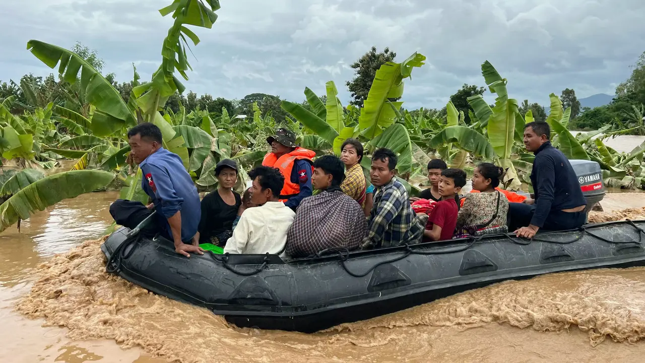 Topan Yagi Picu Banjir dan Tanah Longsor di Myanmar, Warga Diungsikan