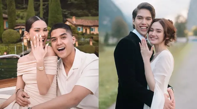 Sama-sama romantis banget, ini 6 potret beda lamaran Syifa Hadju dan Alyssa Daguise di Eropa