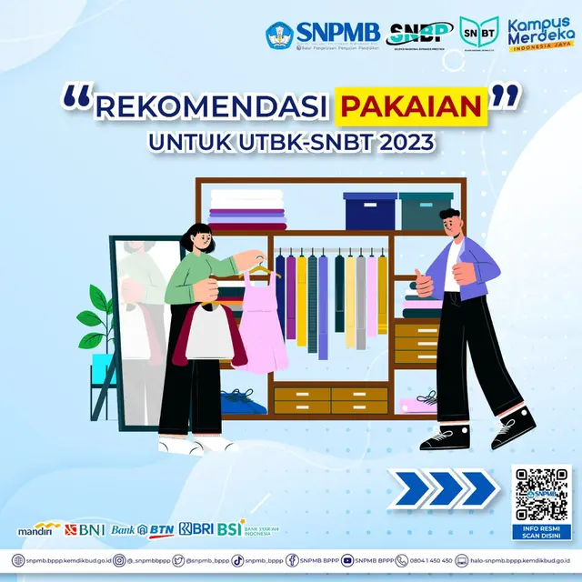 Aturan Pakaian Peserta UTBK 2023
