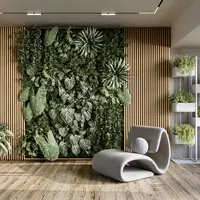 Taman vertikal dalam rumah. (c)Laci_10/Depositphotos.com