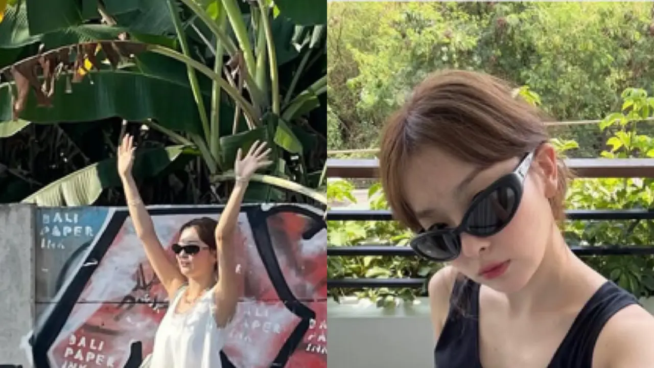 Beberapa OOTD Liburan Seulgi di Bali bak warga lokal. [@hi_sseulgi]