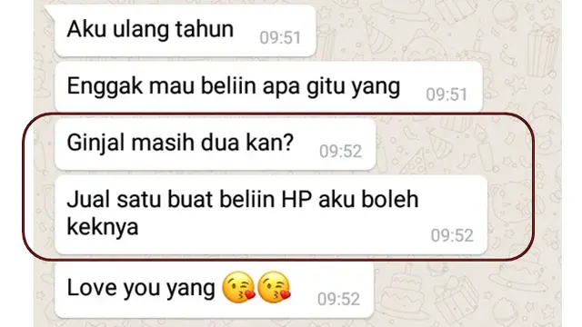 5 Chat Minta Dibelikan HP oleh Pacar Ini Bikin Geregetan