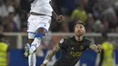 Dua gol PSG dilesakkan oleh Kylian Mbappe di awal laga. Keduanya tercipta dalam tempo kurang dari sepuluh menit (6’, 8’). (AP Photo/Thibault Camus)