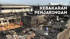 Ratusan siswa sekolah Yayasan Pendidikan Harapan Salahudin, tetap mengikuti ujian tengah semester meski sejumlah ruang kelas mereka terbakar