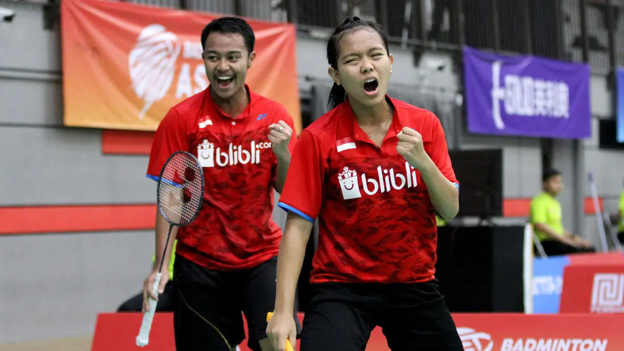 Rehan Naufal Kusharjanto/Siti Fadia Silva Ramadhanti, Kejuaraan Asia Junior 2017