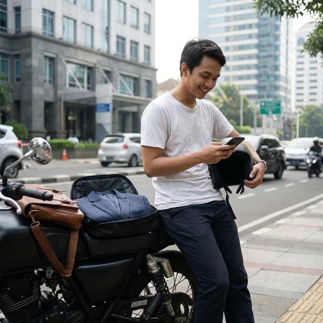 7 Outfit Kantor yang Tetap Rapi Meski Naik Motor, Tampil Profesional ...