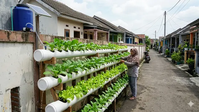 Ide Kebun Sayur Bersama di Komplek Perumahan Subsidi