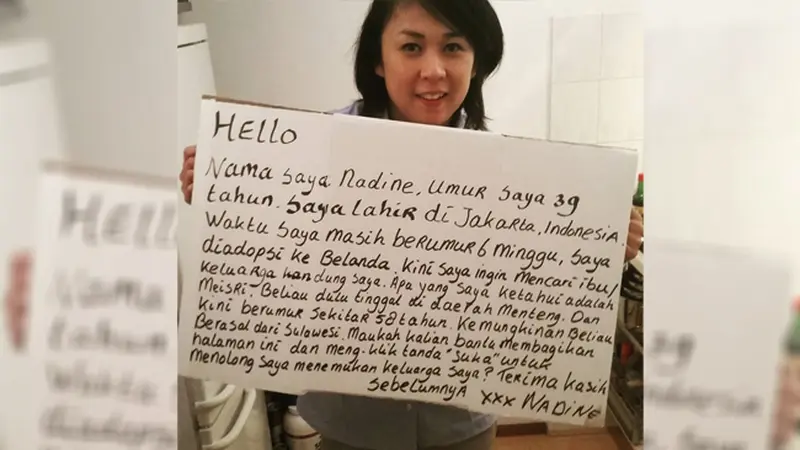 Kisah Wanita Belanda yang Cari Keluarga Kandung di Indonesia