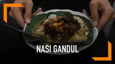 Kuliner khas Pati, Nasi Gandul, bisa menjadi pilihan bagi Anda untuk memanjakan isi perut.