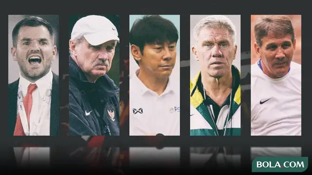 Kolase - 5 Pelatih Timnas Indonesia