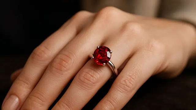 Model Cincin Merah Delima yang Cantik dan Kekinian