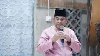 Wakil Gubernur Riau, Brigjen TNI. (Purn) H. Edy Afrizal Natar Nasution memastikan Partai NasDem terus konsisten dan memegang teguh slogan politik tanpa mahar. (Dok. Liputan6.com/Nanda Perdana Putra)