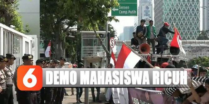 Penyebab Aksi Demo Mahasiswa di Gedung Kementerian ESDM Berujung Ricuh