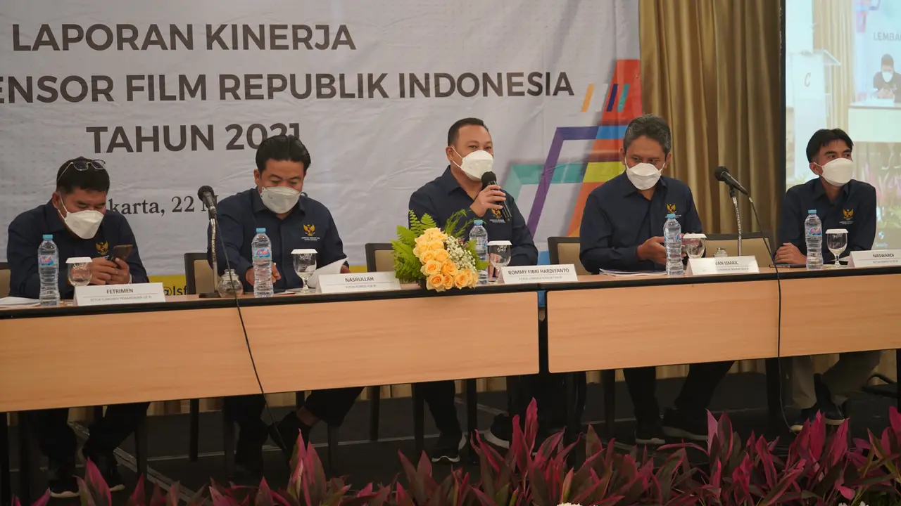 konferensi pers terkait Laporan kinerja LSF RI tahun 2021. (ist)
