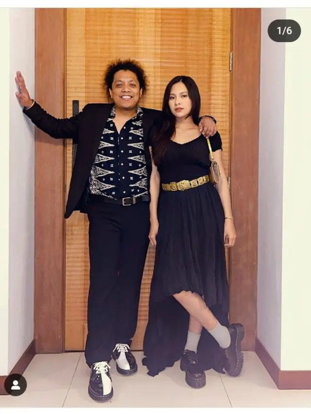Indah Permatasari dan Arie Kriting (Foto: instagram indahpermatas)