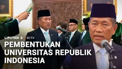 Presiden Prabowo Subianto resmi melantik Donny Ermawan Taufanto sebagai Gubernur Universitas Republik Indonesia (URI) dan Yos Sunitiyoso sebagai Wakil Gubernur URI di Istana Negara.