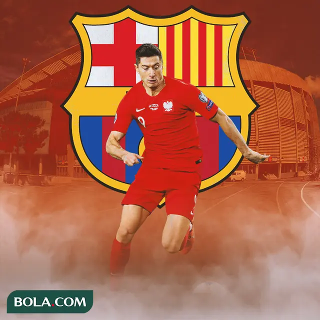 Barcelona - Robert Lewandowski jersey polandia