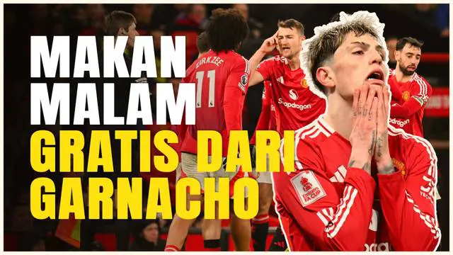 VIDEO: Ngambek saat Diganti, Alejandro Garnacho Dihukum Traktir Makan Malam Rekan Setim di Manchester United