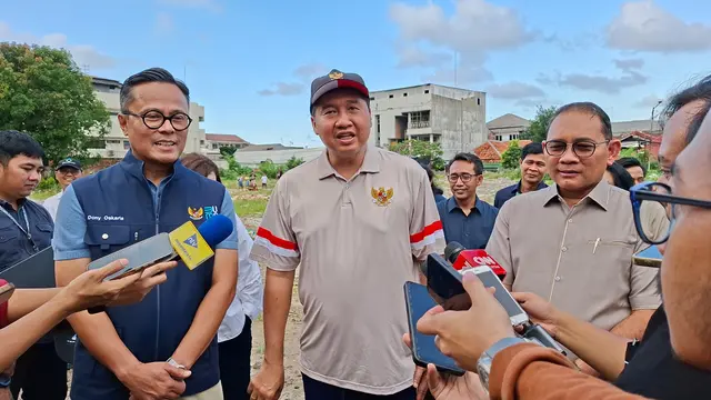 Menteri Perumahan dan Kawasan Permukiman (PKP) Maruarar Sirait dan Kepala BP BUMN, Dony Oskaria. (Foto: Liputan6.com/Arief RH)
