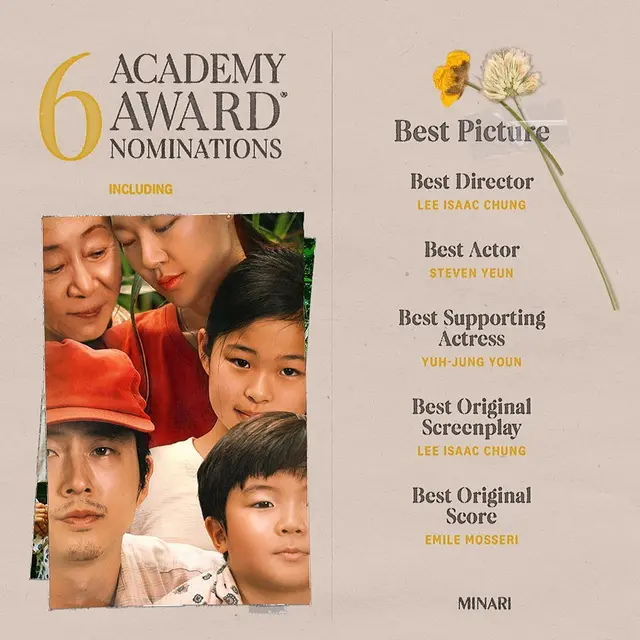 Film Minari Sabet Enam Nominasi Oscar 2021, Ini 7 Faktanya